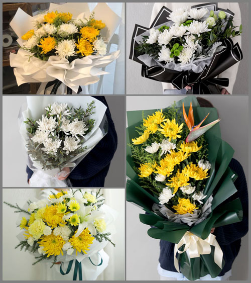 广东梅州市五华县长布镇大径村白事花束代送